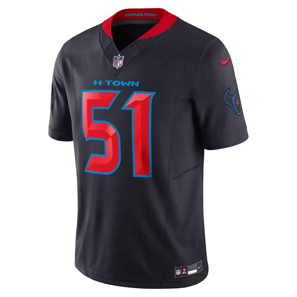 Will Anderson Jr. #51 Houston Texans Alternate 2 Vapor F.U.S.E. Limited NFL Jersey