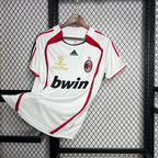 AC Milan 2006/07 Away Retro Jersey - White - Primetime Jerseys